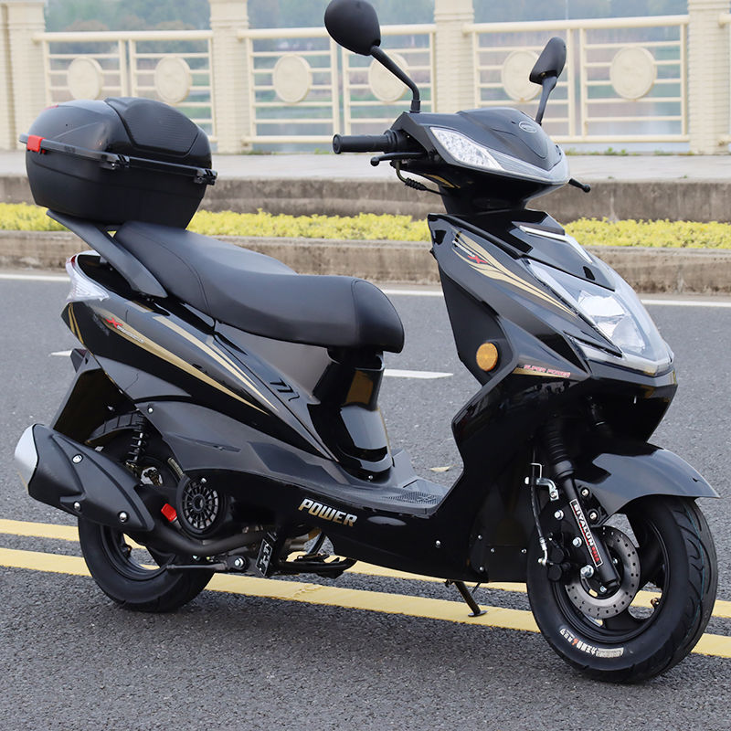 新款超级鹰125踏板车摩托车国四电喷燃油车迅鹰尚领加油助力车