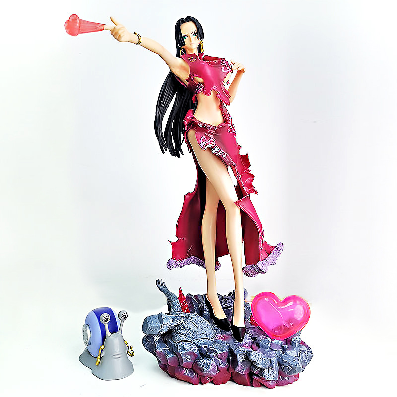 海贼王手办 爆衣女帝 汉库克 战损女帝 可亮灯gk动漫模型摆件批发