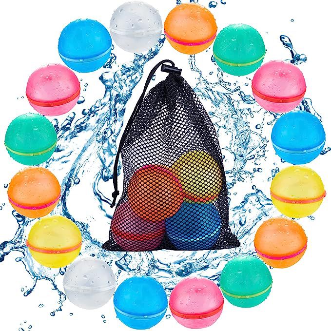 Hot Selling Amazon Silicone Water Ball Magnetic Suction Water Ball Silicone Glue Ball Can Be Quickly Injected and Reused