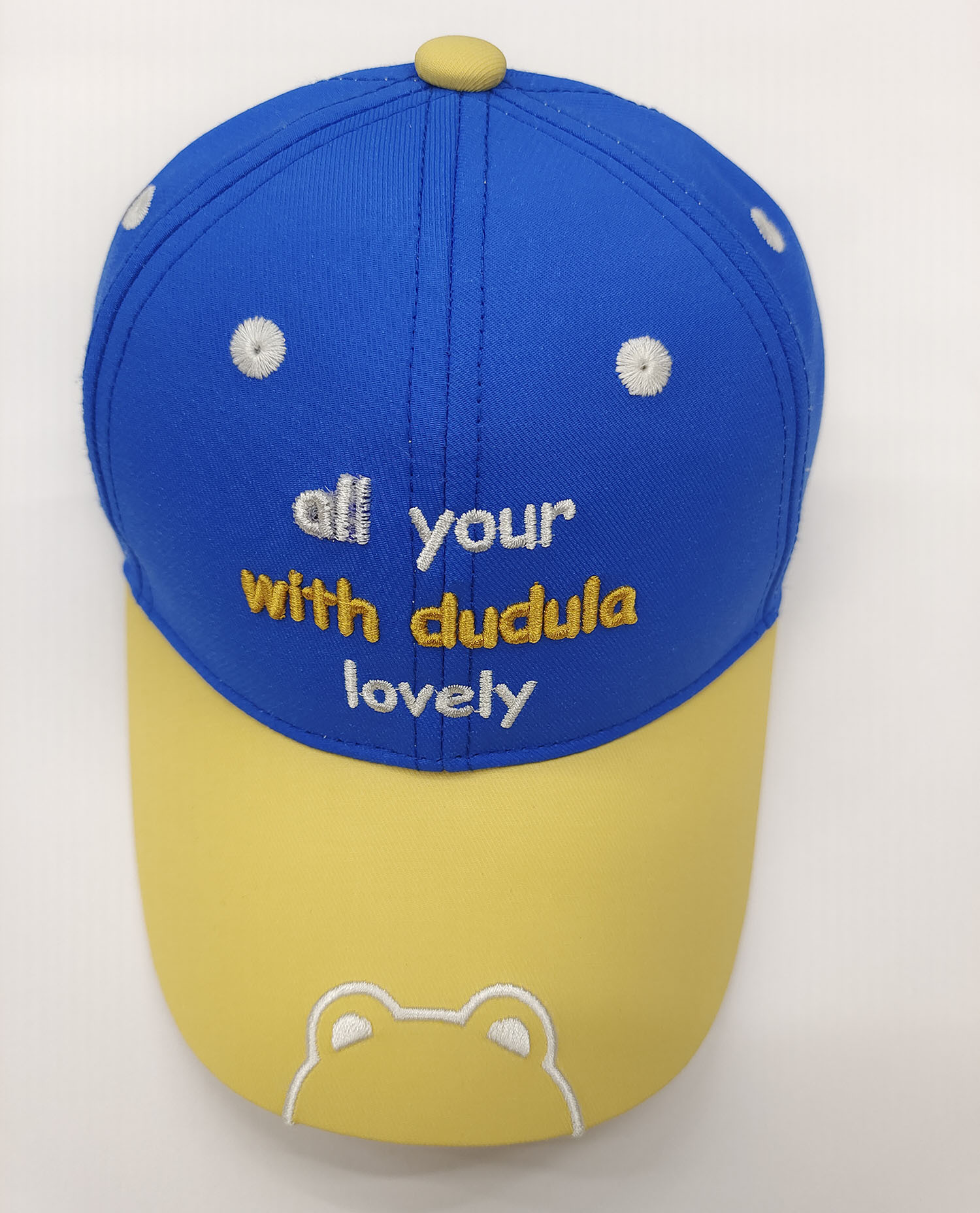 Children's Hat Baseball Cap Dudula Spring Peaked Cap Embroidered with Letters Bear Baseball Cap