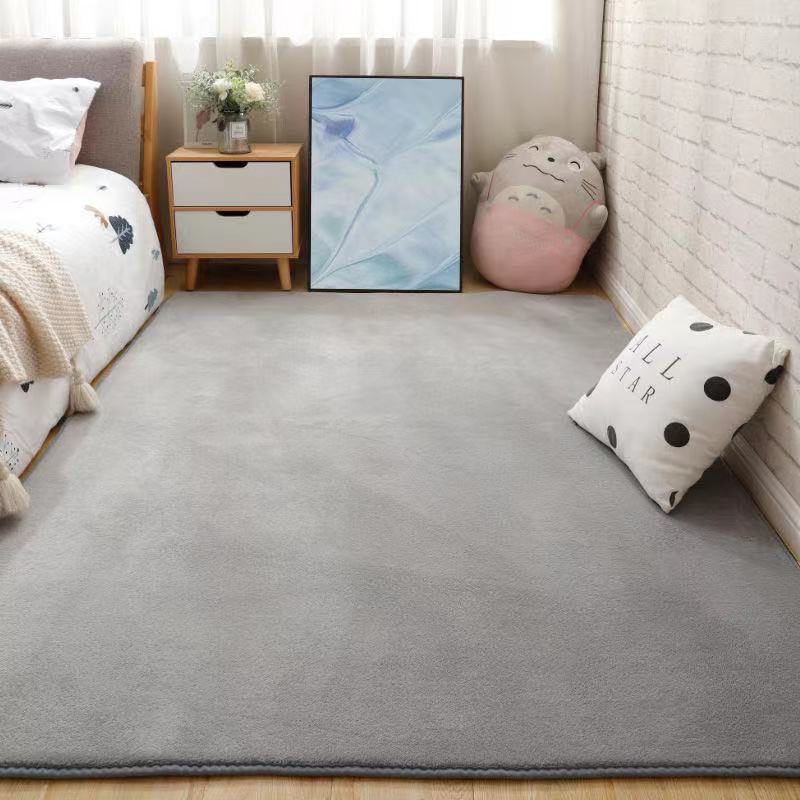 Wholesale Coral Fleece Short Wool Carpet Bedroom Living Room Thickening Carpet Bedside Full Tatami Coffee Table Floor Mats