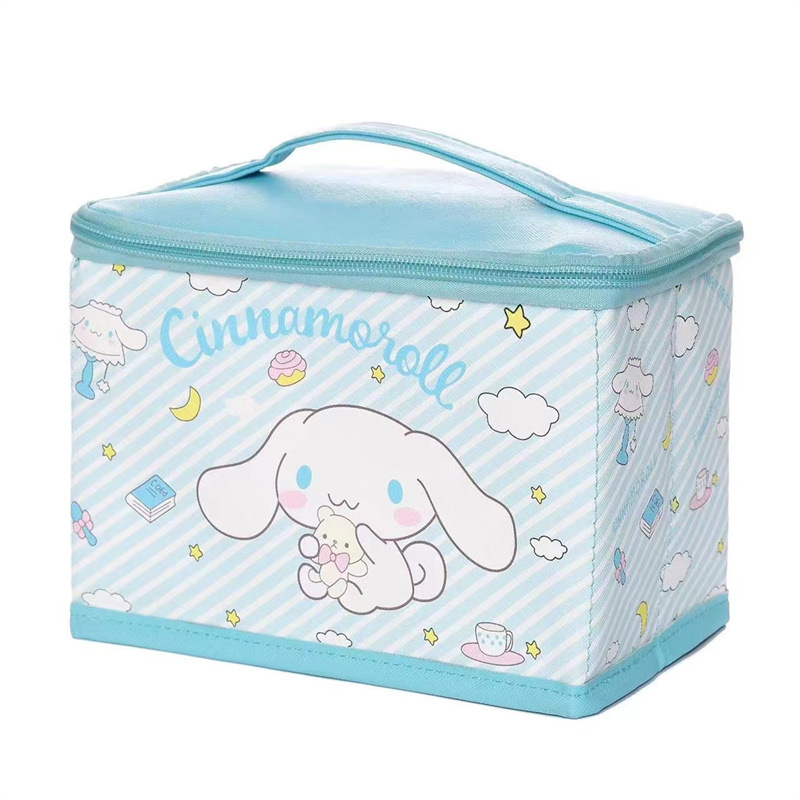 Cute Ins Girl Portable Cosmetic Case Portable Outing Cosmetics Sundries Storage Box Portable Storage Box with Lid