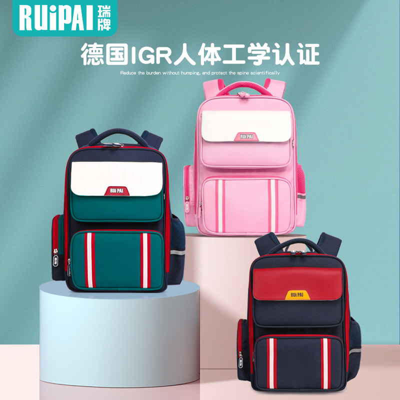 Children's Schoolbag Boys and Girls Grade Super Lightweight Spine Protection Burden Reduction 2022 New Primary School Students Wholesale