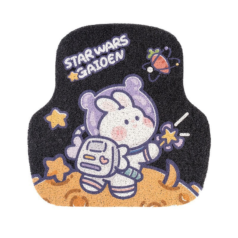 汽车脚垫地毯丝圈通用车内垫子地垫防脏防滑脚踏垫主驾驶单片女生