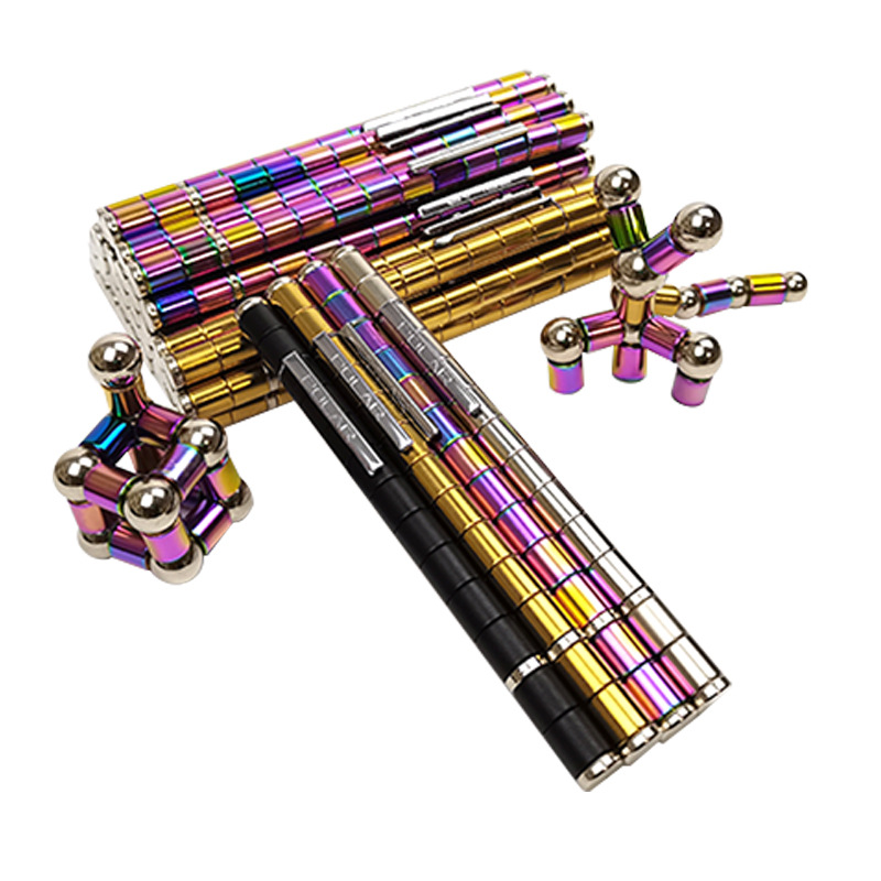 百变磁铁笔学生儿童圆珠笔磁吸铁石多功能黑科技奇葩文具磁力铅笔