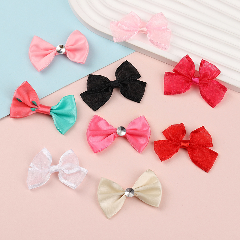 children‘s bow hair accessories semi-finished products accessories diy bow tie hairpin clothing accessories bow decorations wholesale