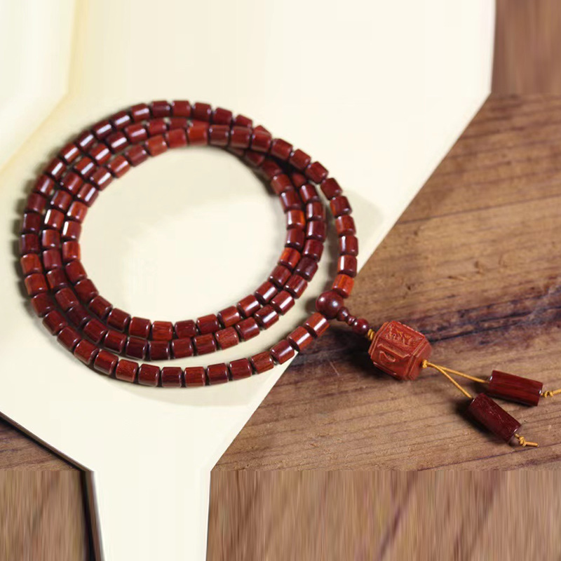 血檀木创意桶珠搭配2.