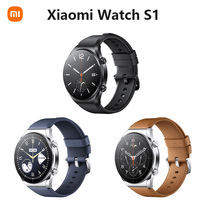 适用Xiaomi Watch S1智能手表环蓝宝石玻璃金属运动商务蓝牙通话