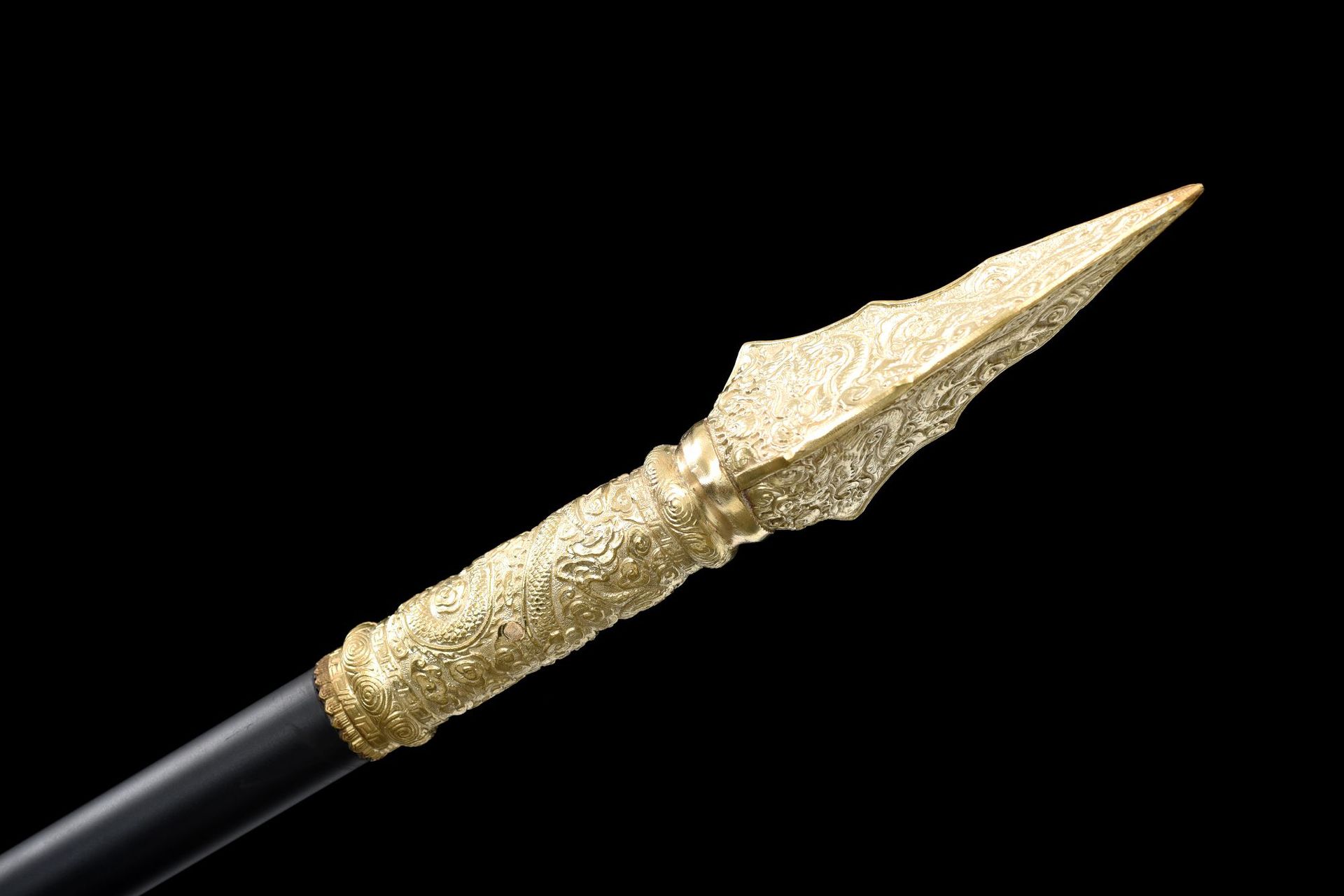 龙泉市刀剑花纹钢青龙偃月刀十八般兵器关公长刀工艺品摆件未开刃