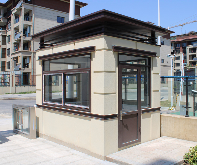 钢结构岗亭保安亭户外可移动小区门卫治安收费值班室岗亭厂家现货