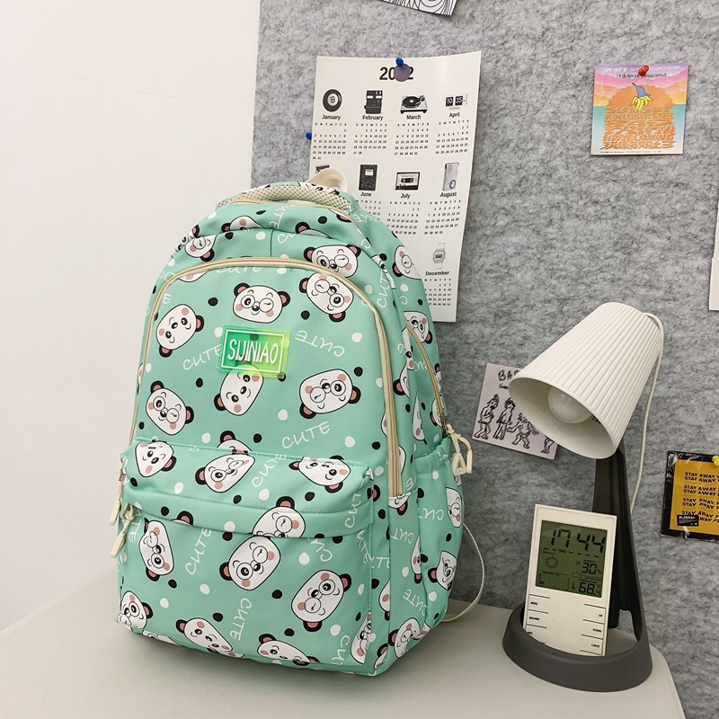 2022 New Fresh Schoolbag Female Korean Style High School and College Student Backpack Junior High School Student Simple Middle School Student Backpack