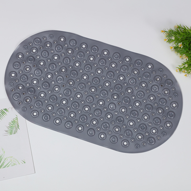 New Donut Bathroom Non-Slip Mat Bathroom Bath Oval Anti-Fall Floor Mat Shower Room Floor Mat Bathtub Mat