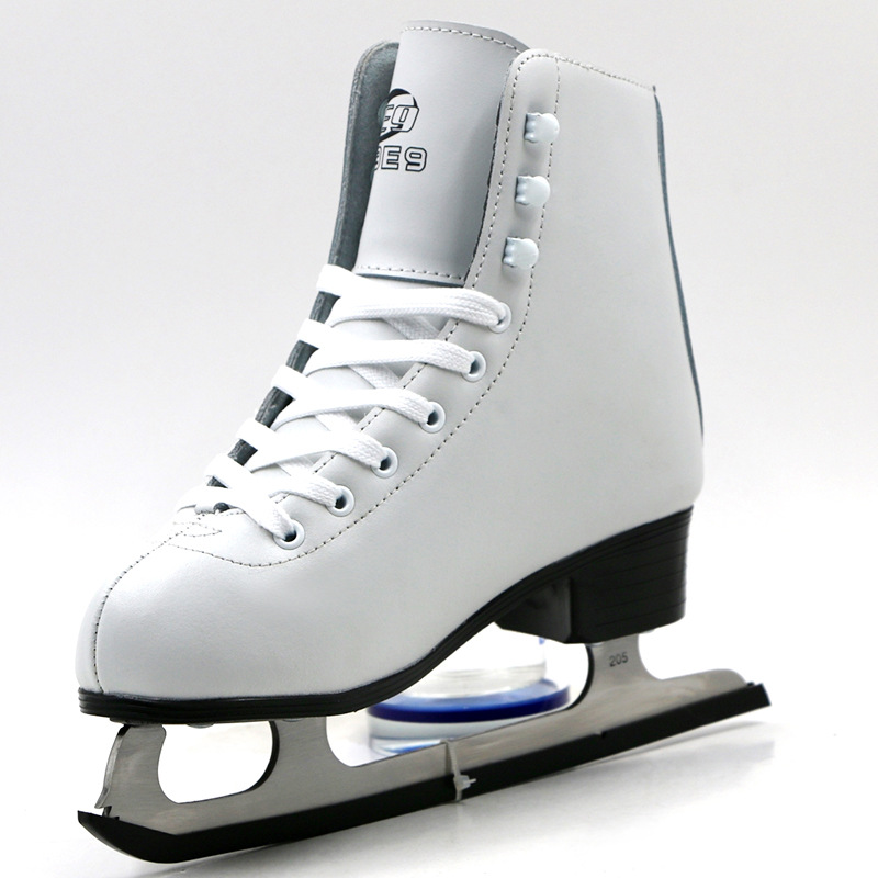 源头厂家成人牛皮滑冰鞋初学者高跟冰球鞋双人花样滑冰冰刀鞋定制
