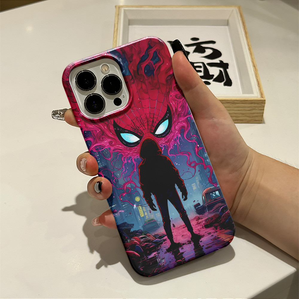 跨境爆款苹果15手机套iphone12菲林壳13pm蜘蛛蛱炫酷11pro潮牌