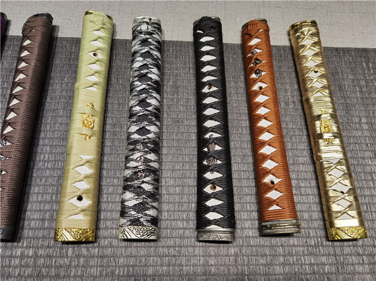 一件代发龙泉华影刀剑武士刃手柄合金装具日本刀配件批发