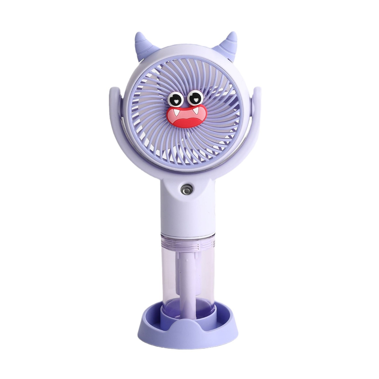 Monster Handheld Mute Spray Hydrating Fan Usb Charging Desktop Base Cool Fan Summer Spot Hot Sale