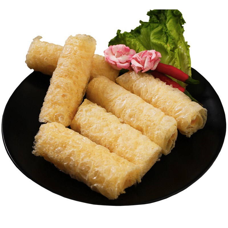 响铃卷黄金卷豆皮卷炸腐竹脆铃卷油炸豆皮火锅食材豆制品干货125g
