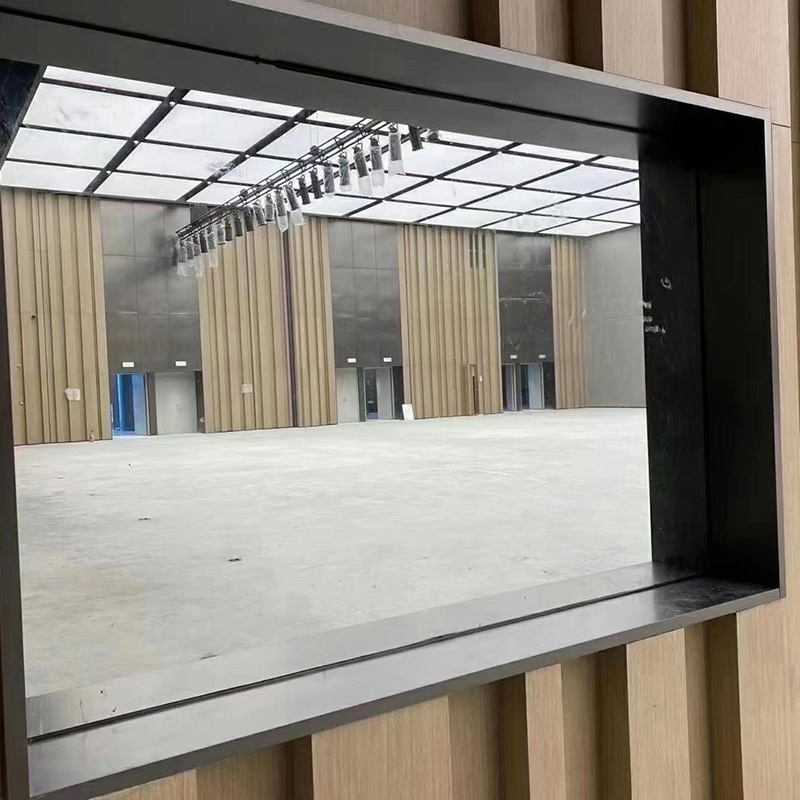 学校录播教室单向透视玻璃单面反射玻璃单向可视玻璃单反镜可钢化