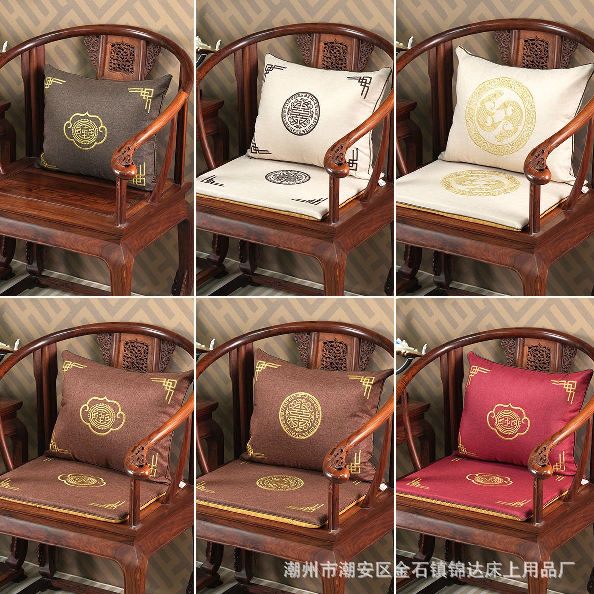 新中式沙发垫亚麻沙发垫酒店会所沙发垫厂家直销批发