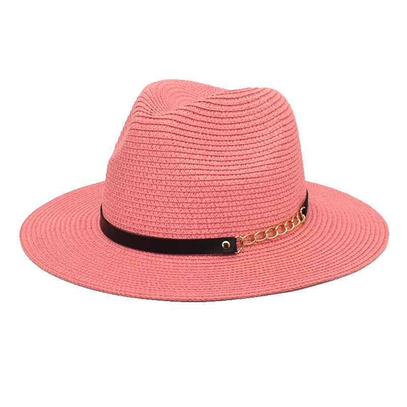 Foreign Trade Men's Summer Foldable Hat Trendy Sun Hat Women's Hat Big Brim Straw Hat Men's Outdoor Sun Hat