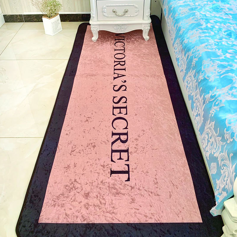 金钻绒地毯卧室少女可爱网红ins床前床边毯客厅家用免洗床下地垫