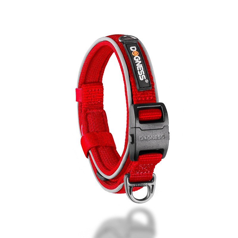 多尼斯狗狗项圈反光脖圈大小中型犬防脱防丢宠物遛幼犬颈圈牵引绳