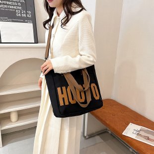 Letter Canvas Bag Female Student Large-Capacity Crossbody Bag Go out Tote Bag Work Commuter Hand-Carrying Bag Shoulder Bag women bag