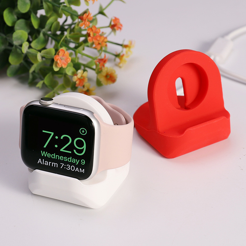 Factory Spot Supply for Apple IWatch Solid Color Silicone Base Apple Watch Stand