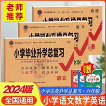 2024版小学毕业升学总复习语文数学英语试卷名校招生真题卷