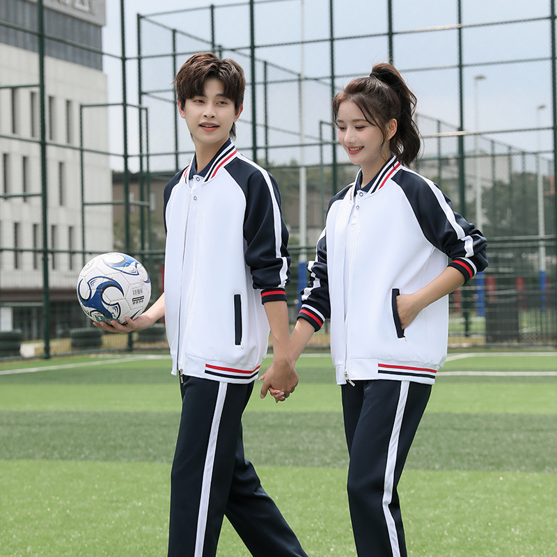春秋季学生校服套装三件套高中生校服班服套装初中生校服三件套装