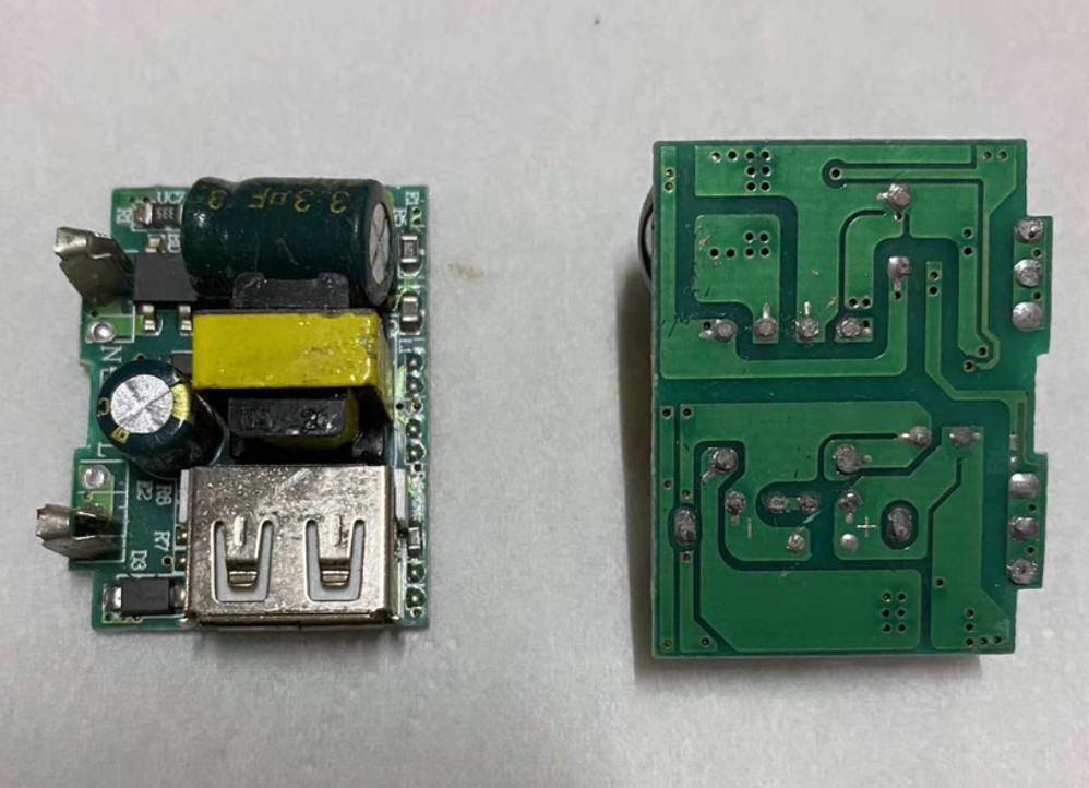 5v1a裸板充电板电源板5v1000ma双面板几乎全新-阿里巴巴