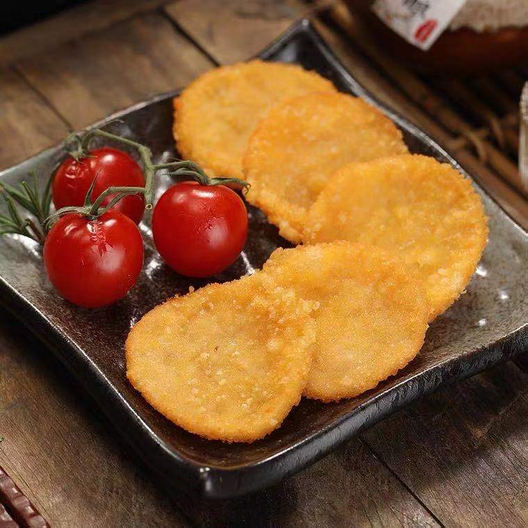 大成薯片炸鸡1kg 薄脆裹粉冷冻鸡肉片油炸半成品特色零食小吃商用