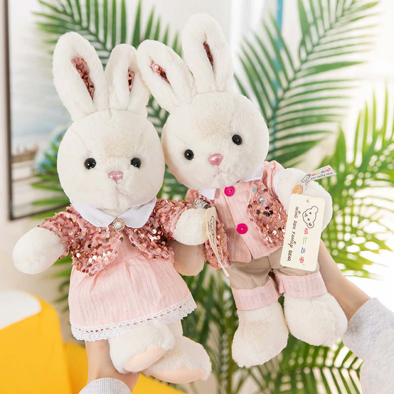 Cute Plush Rabbit Plush Toy Children Doll Doll