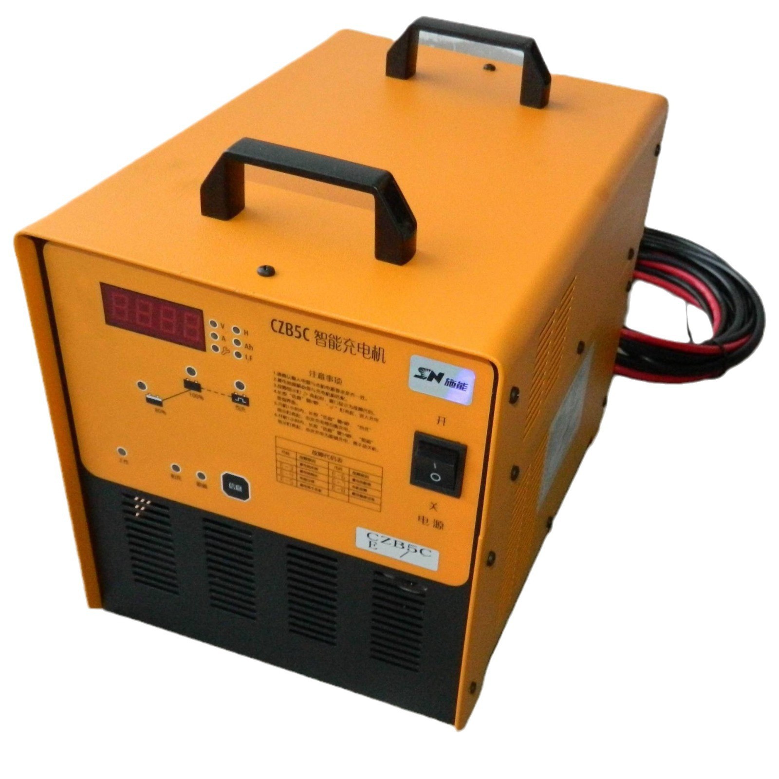 上海施能全自动智能工频充电机 铅酸蓄电池充电48v30a35a czb5c