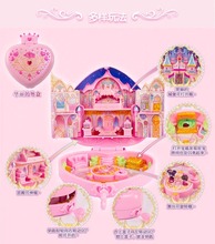 新款叶罗丽珑贝宫魔法宝石盒子婚礼花蕾堡宝石宫女孩公主娃娃玩具