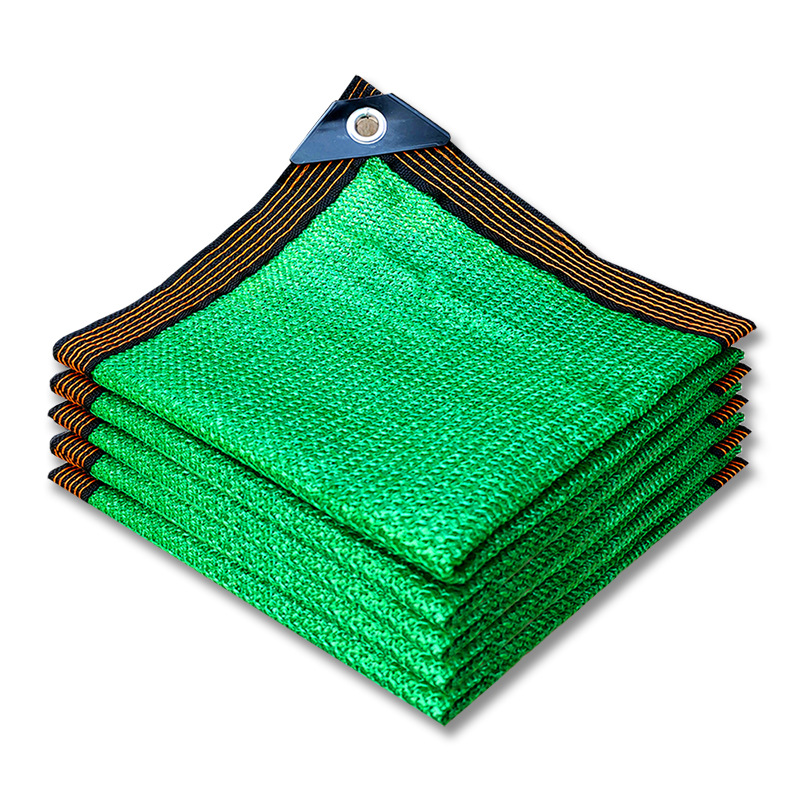 批发绿色遮阳网加密加厚家用遮阴庭院汽车户外露台花卉植物遮光网