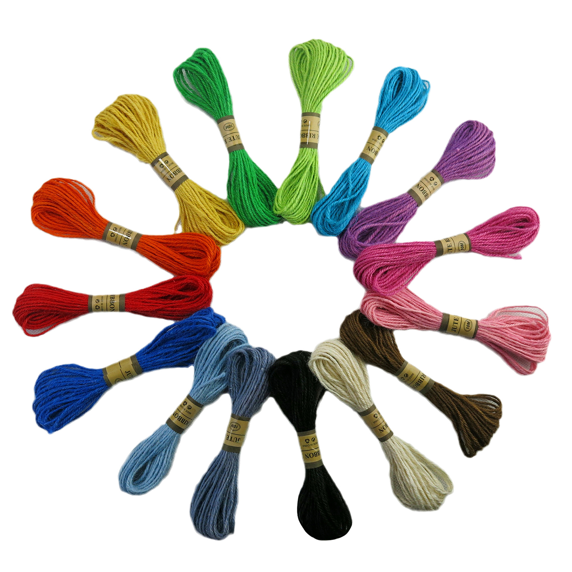 厂家批发彩色麻绳diy包装彩色麻绳ins文艺范复古风格照片夹子麻绳