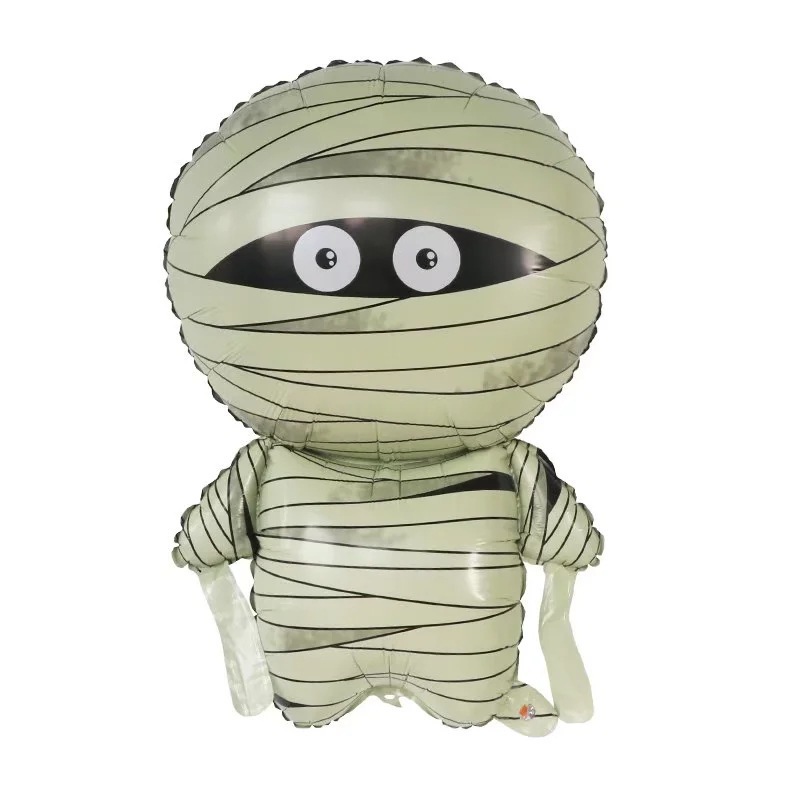 New Halloween Decoration Spider Aluminum Balloon Children's Toy Holiday Party Mummy Halloween Balloon