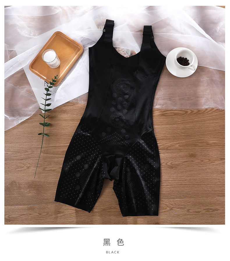 产后连体塑身衣女收腹提臀束腰薄款平角美体全身塑形束身内衣夏季