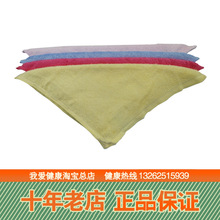 xyt纯竹小方巾竹纤维毛巾生态纺织 25X25CM 淡黄淡粉淡蓝