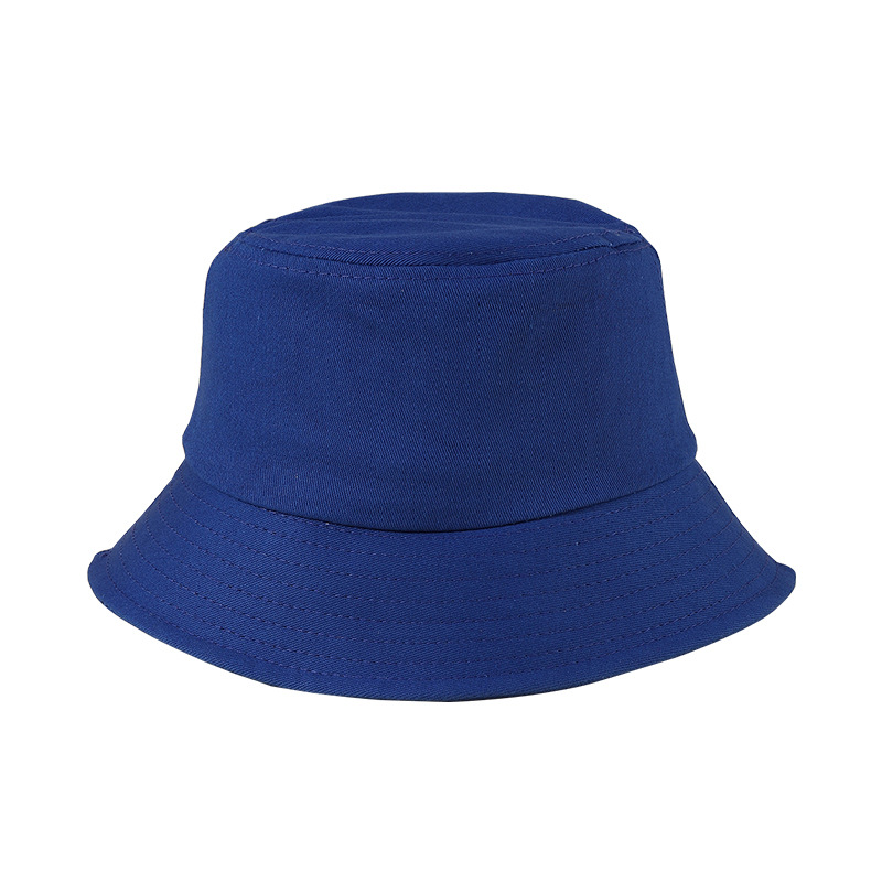 High Quality Bucket Hat Cotton Advertising Cap Sunshade Flat Top Sun Protection for Men and Women Bucket Hat Adjustable Logo Embroidery Hat