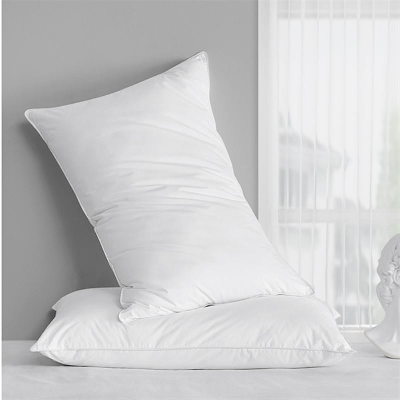 Hotel Soft All Cotton Three-Dimensional Feather Velvet Pillow Pillow Core Pair Household Pillows Single and Double Pillow Low Medium and High Pillow