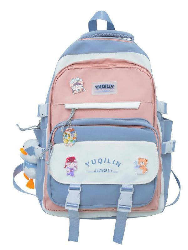 School Bag Girl College Student Simple High School Backpack