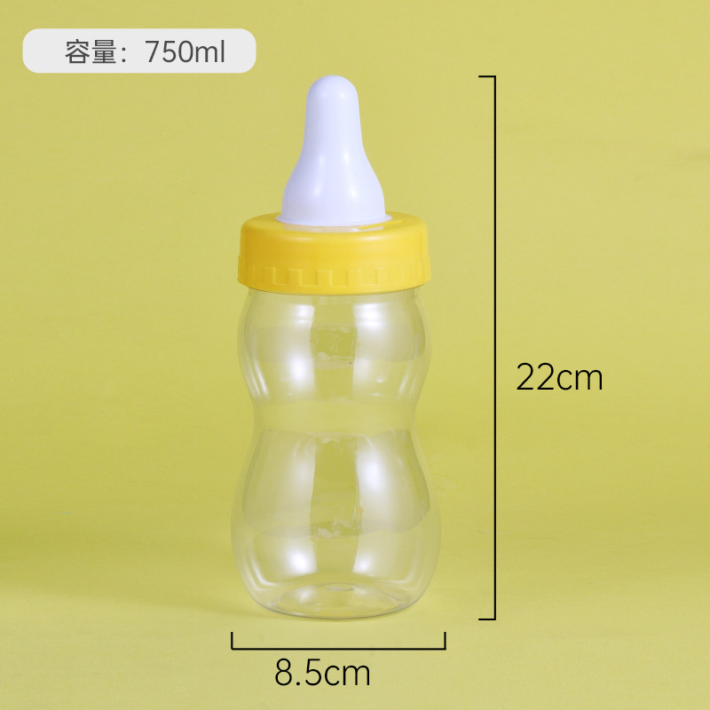 儿童卡通pet零食塑料瓶 透明糖果饼干储物罐 9号零食密封储物瓶
