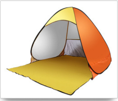 Foldable Camping Tent Outdoor Beach Tent Automatic Building-Free Tent Four Seasons Tent