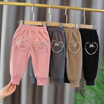 外贸批发女宝宝裤子3岁1春装婴儿春秋儿童休闲长裤女童潮一件代发