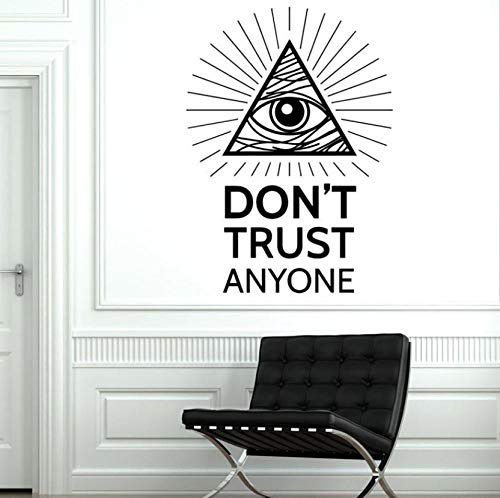dont trust anyone三角形眼睛wall decor跨境ebay逊速卖通dw4386
