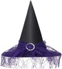 Amazon Halloween Witch Hat Jacobs adult children Magician Witch Witches hat Taffeta Dress up