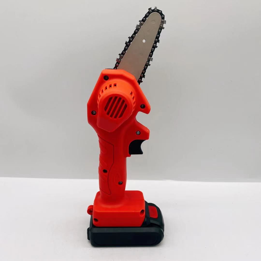 4寸迷你锯单手锯小型电链锯充电多功能伐木锯锂电修枝锯电动锯