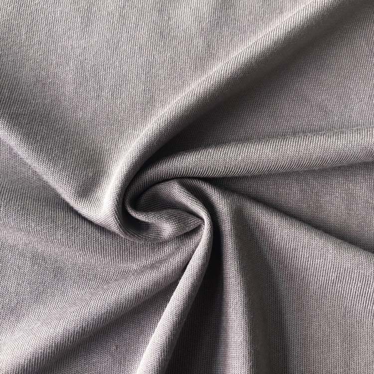 40支锦棉哥弟纹 330g350g380g弹力针织面料 运动休闲服连衣裙裤装